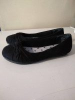 Women's Black flat dress shoes-$5 each