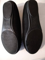 Women's Black flat dress shoes-$5 each