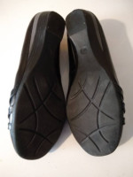 Women's Black flat dress shoes-$5 each