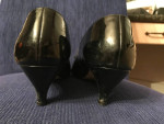 Etienne Aigner dress shoes, black patent leather, size 10M