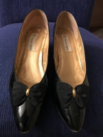 Etienne Aigner dress shoes, black patent leather, size 10M