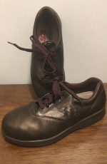 SAS Free Time Tripad Comfort Bronze Leather Sneaker Shoes  Size 9W