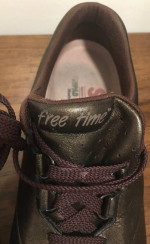 SAS Free Time Tripad Comfort Bronze Leather Sneaker Shoes  Size 9W