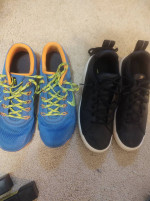 Two pairs of nike shoes size 11