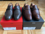 Hugo Boss men's dress shoes 8.5 fits like 9M