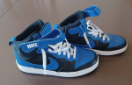 Nike Boys Court DM8872-001 Blue Basketball Shoes Sneakers Sz 7 Y.