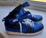 Nike Boys Court DM8872-001 Blue Basketball Shoes Sneakers Sz 7 Y.