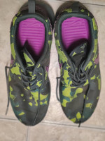 Nike Women's Roshe One Purple Green Athletic Running Shoes Size 10