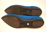 Rothy’s Textile The Point Birdseye Slip-On Blue Ballet Shoes Size W7