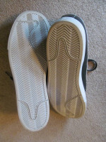 NIKE Black Leather Shoes, Men 11.5