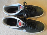 NIKE Black Leather Shoes, Men 11.5