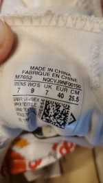 CONVERSE ALL STAR M7652 SHOES WHITE RED BLUE SNEAKERS MENS 7 PRE-OWNED