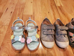 Little girls size 12 shoes keen Carters light up