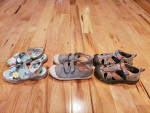 Little girls size 12 shoes keen Carters light up