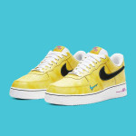 Nike Men's Shoes Air Force 1 '07 LV8 Peace, Love, and Basketball - Siz