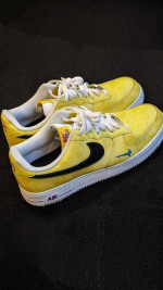 Nike Men's Shoes Air Force 1 '07 LV8 Peace, Love, and Basketball - Siz