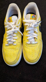 Nike Men's Shoes Air Force 1 '07 LV8 Peace, Love, and Basketball - Siz
