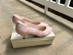 Pink Lace Shoes