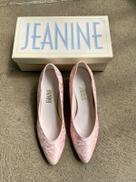 Pink Lace Shoes