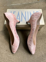 Pink Lace Shoes