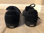 YOUTH Vans Triple Black Sneakers/Skate Shoes, Sz.5~LIKE NEW!