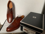 NIB Men's Footjoy Size 11D Brown Calfskin Leather Dress Shoes #79206