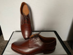NIB Men's Footjoy Size 11D Brown Calfskin Leather Dress Shoes #79206