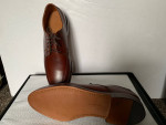 NIB Men's Footjoy Size 11D Brown Calfskin Leather Dress Shoes #79206