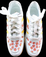 Brand New Custom Flower Shoes Size 8