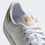 BRAND NEW SPECIAL WHITE / GOLD ADIDAS STAN SMITH SHOES WOMENS Size 10