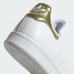 BRAND NEW SPECIAL WHITE / GOLD ADIDAS STAN SMITH SHOES WOMENS Size 10