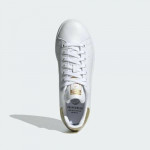 BRAND NEW SPECIAL WHITE / GOLD ADIDAS STAN SMITH SHOES WOMENS Size 10