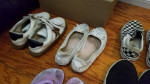 10 PAIRS LOT GIRLS VANS AND1 NAUTICA SHOES SIZE 6 3 8 SHOES SANDLES FL