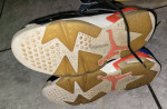 Pair Of Jordan Royal Orange 2021 flight Club 91 Shoes (Size 8.5)