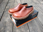 Dr Martens Leather Slide Slip-On Shoes Mens 9 (Womens 10)