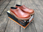 Dr Martens Leather Slide Slip-On Shoes Mens 9 (Womens 10)
