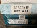 Women's Sperry Top-Sider Get Wet Bahama Green Seersucker 8M Shoes