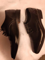 Joseph Abboud Black Mens 10 1/2 Leather Dress Shoes