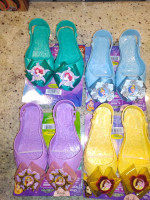 4 Pairs Disney Princess Shoes Costume Dress-Up