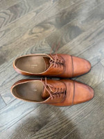 Cole Haan Men's Garrett Grand Cap Ox Oxford shoes, Tan (size US10M)