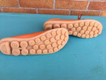 SHOES - Women Leather Lace-Up Casual Flats Size 9 EURO 40