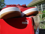 Puma C-Skate Shoes Like New Red size 9.5 mens