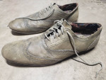 Bed Stu grey leather oxford shoes, men’s sz13, used