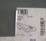 Womens 7M shoes ivory color East Fifth excellent condition gently worn