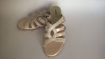 Womens shoes 7M pearl cream sandals East 5th new unworn EF Eloise