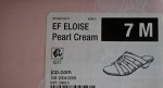 Womens shoes 7M pearl cream sandals East 5th new unworn EF Eloise