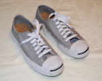 Converse Jack Purcell grey tennis shoes