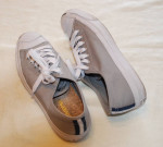 Converse Jack Purcell grey tennis shoes