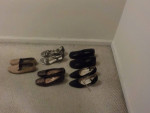 Women's Shoes 6 pair. Mostly Like New 3 Pair Size 5 1/2. 3 Pair Size 6