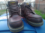MEN'S DOC MARTIN DM'S INDUSTRIAL STEEL TOE SHOES/ BOOTS/SIZE 9 M